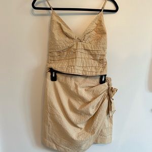 Zara Top + Skirt Set